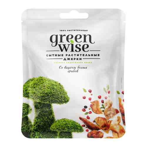Джерки растительные Greenwise со вкусом грибов вяленые 36 г арт. 3426313