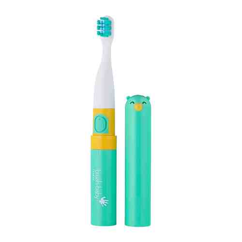 Электрическая зубная щетка детская Brush Baby Go-Kidz бирюзовая с 3 лет арт. 3508813