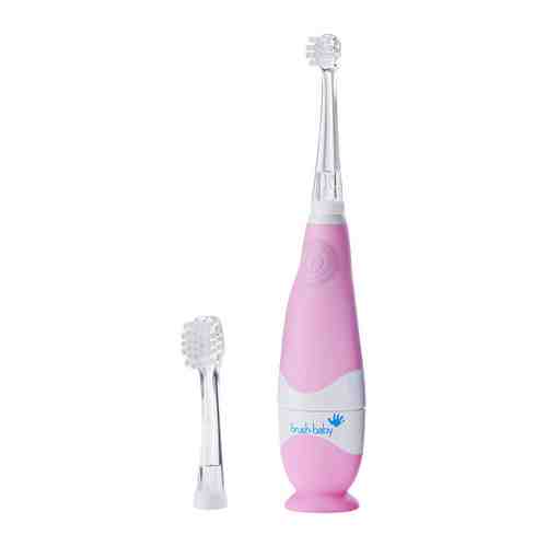 Электрическая зубная щетка детская Brush Baby звуковая BabySonic розовая до 3 лет арт. 3508814