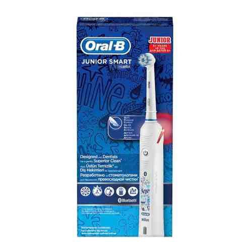 Электрическая зубная щетка детская Oral-B Junior Smart 4 с 6 лет арт. 3428323