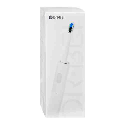 Электрическая зубная щетка DR.BEI Sonic Electric Toothbrush ультразвуковая белая мягкая средняя жесткость арт. 3480194