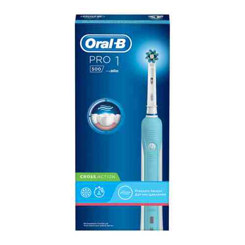 Электрическая зубная щетка Oral-B Professional Care 500/D16.513.U тип 3756 средняя жесткость арт. 3350892