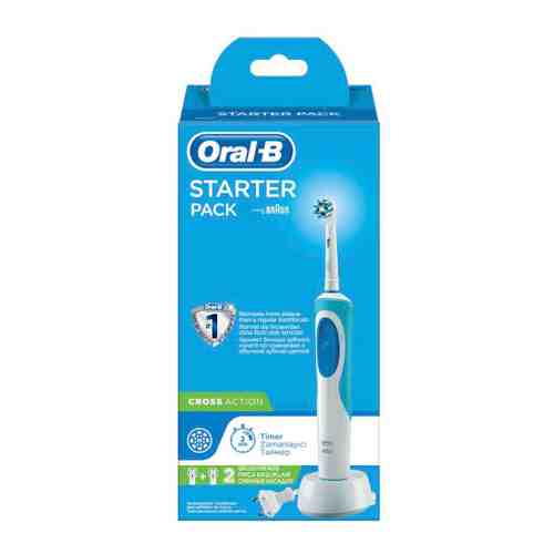 Электрическая зубная щетка Oral-B Vitality Starter Pack средняя жесткость арт. 3427588