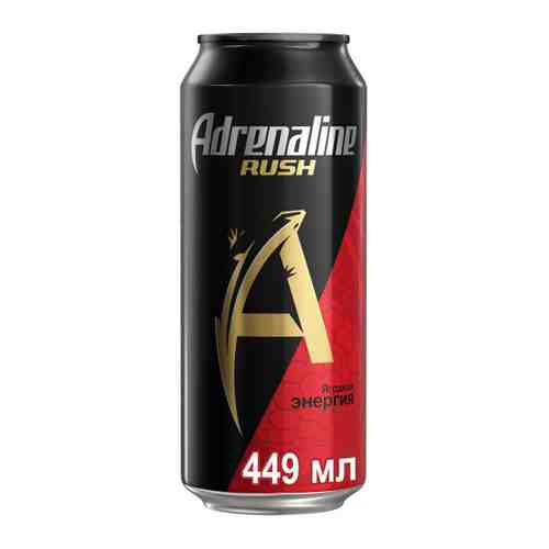 Энергетический напиток Adrenaline Red Energy газированный 0.45 л арт. 3368062