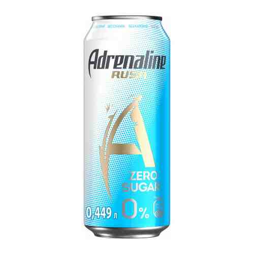 Энергетический напиток Adrenaline Rush без сахара газированный 0.45 л арт. 3408730