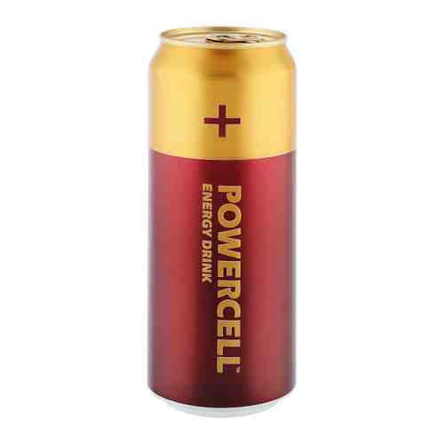Энергетический напиток Powercell безалкогольный газированный тонизирующий со вкусом вишни 0.45 л арт. 3516480