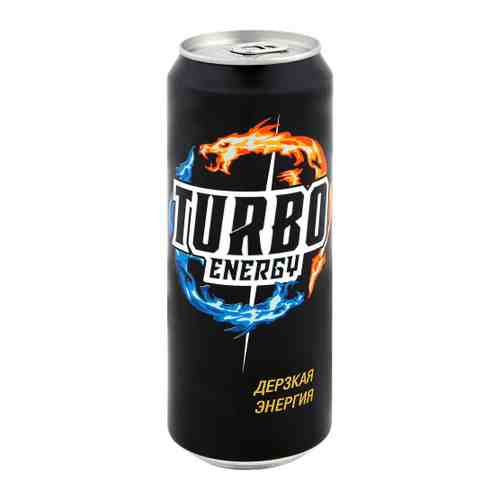 Энергетический напиток Turbo Energy Дерзкая энергия газированный 0.45 л арт. 3398424