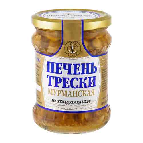 Печень трески VEGA Мурманская натуральная 500 г арт. 3482959