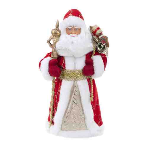 Фигурка новогодняя Magic Time Дед Мороз в красном костюме 20,5*12,5*41см арт. 3386184