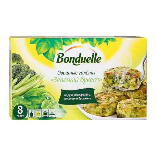 Галеты Bonduelle зеленый букет овощные быстрозамороженные 300 г арт. 3226338