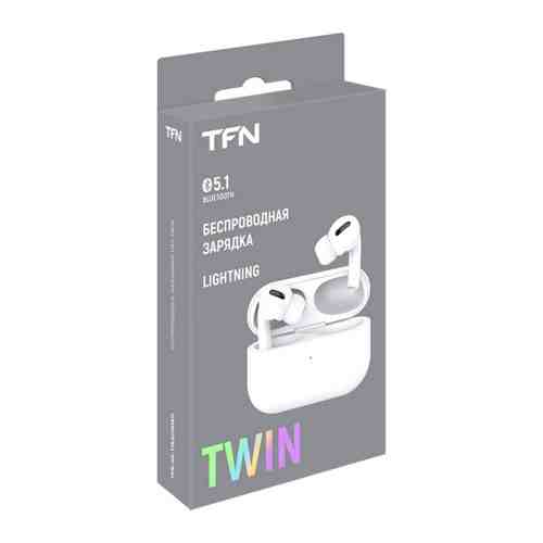 Гарнитура TFN беспроводная Twin белая арт. 3516166
