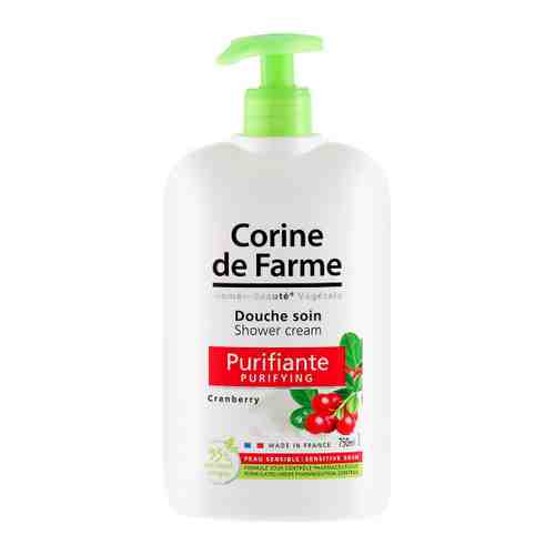 Гель для душа Corine de Farme очищающий уход Клюква 750 мл арт. 3434865