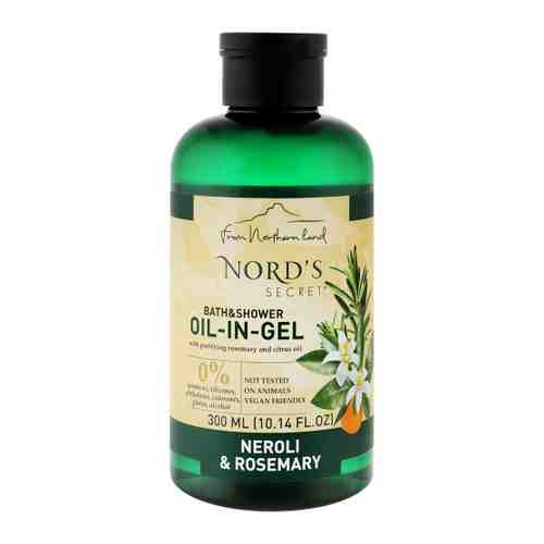 Гель для душа Nord's Secret Цветок нероли и розмарин с эфирным маслом тонизирующий 300 мл арт. 3519802