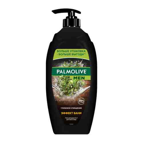 Гель для душа Palmolive Men 2в1 глубокое очищение эффект бани с экстрактом березы и отшелушивающими гранулами 750 мл арт. 3369959