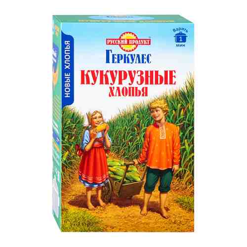 Геркулес Русский продукт кукурузные хлопья 400 г арт. 3439710