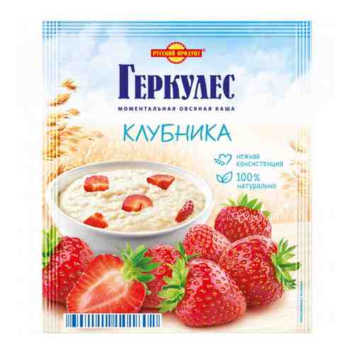Геркулес Русский продукт с клубникой моментального приготовления 35 г арт. 3332663