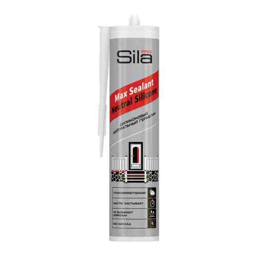 Герметик Sila Pro Max Sealant Neutral Silicone силиконовый нейтральный бесцветный 290 мл арт. 3502611