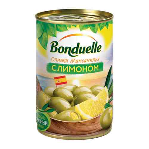 Оливки Bonduelle с лимоном 300 г арт. 3362048