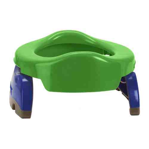 Горшок дорожный детский Potette Plus складной зеленый/голубой арт. 3441484