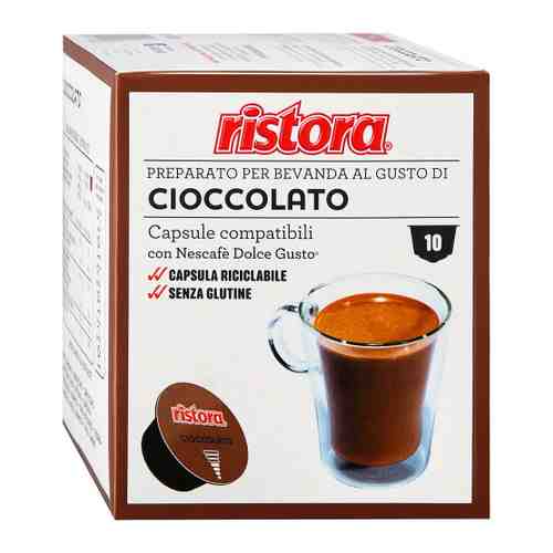 Горячий шоколад Ristora Dolce Gusto 10 капсул по 18 г арт. 3440240