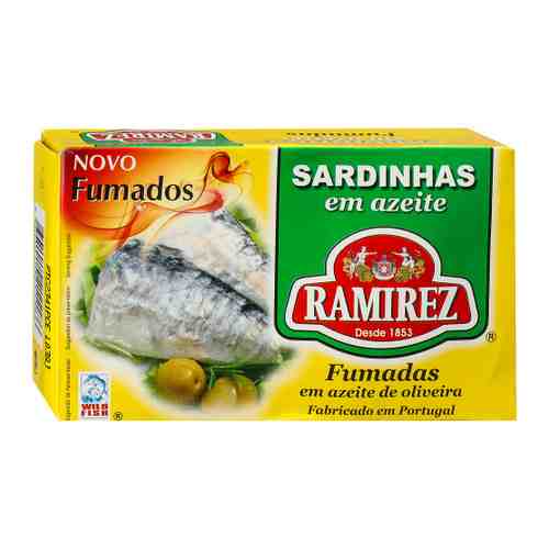 Сардины Ramirez со вкусом копчения в оливковом масле 125 г арт. 3503279