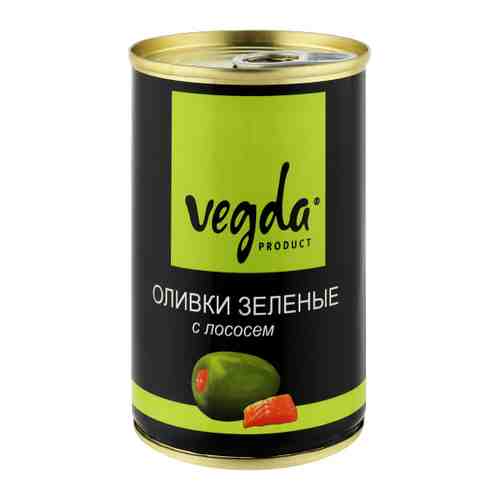 Оливки Vegda product зеленые с лососем 300 мл арт. 3479918