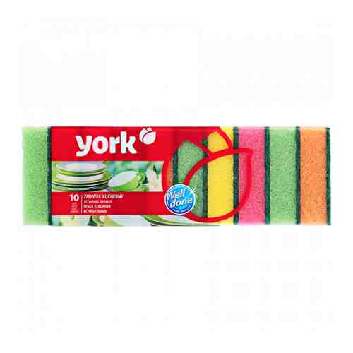 Губка для посуды York 10 штук арт. 3069458