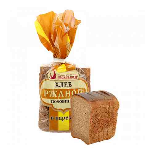 Хлеб Пролетарец ржаной (половинка) 350 г в нарезке арт. 3351499