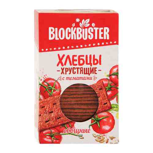Хлебцы Blockbuster хрустящие с томатами 130 г арт. 3482578