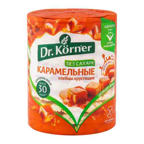 Хлебцы Dr.Korner хрустящие кукурузно-рисовые карамельные 90 г арт. 3309863