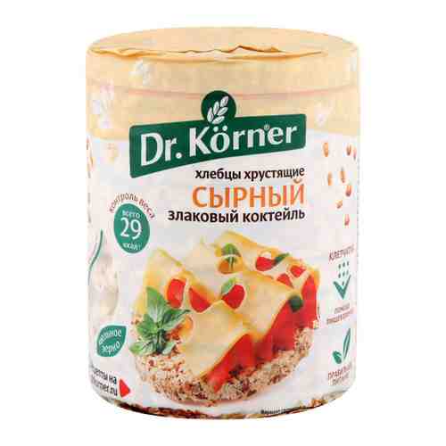 Хлебцы Dr.Korner хрустящие Злаковый коктейль сырный 100 г арт. 3301799