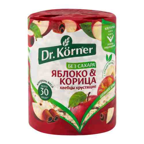 Хлебцы Dr.Korner хрустящие Злаковый коктейль Яблоко и корица 90 г арт. 3302617