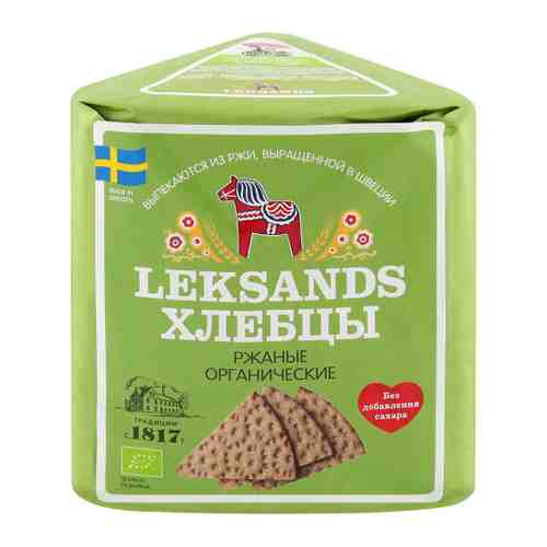 Хлебцы Leksands ржаные Organic 180 г арт. 3410071
