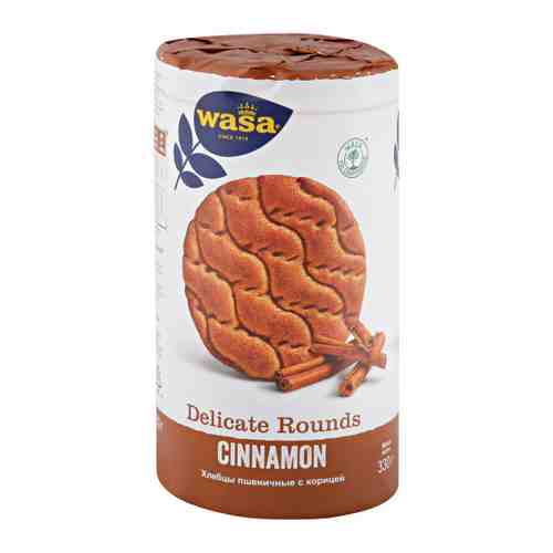 Хлебцы Wasa Delicate Rounds Cinnamon пшеничные с корицей 330 г арт. 3398338