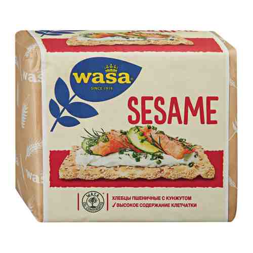 Хлебцы Wasa Sesame пшеничные с кунжутом 200 г арт. 3398335