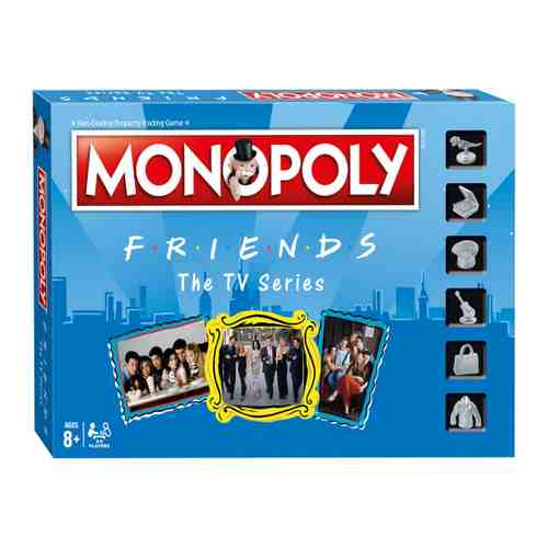 Игра Winning Moves Монополия Friends на английском языке арт. 3512596