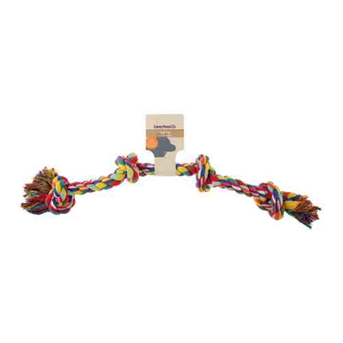 Игрушка Beeztees Канат с 4-мя узлами разноцветный для собак 360 г по 60 см арт. 3462018