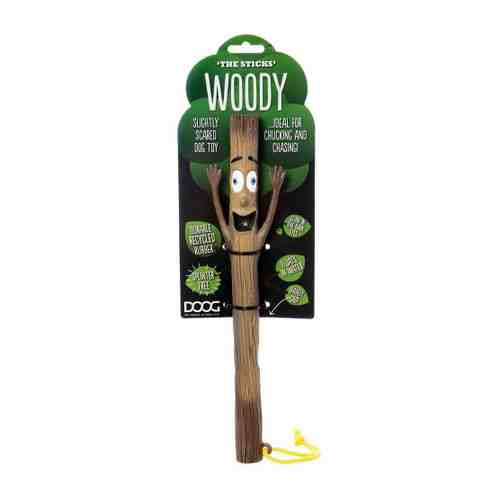 Игрушка Doog апортировочная Woody для собак 27х3 см арт. 3469263