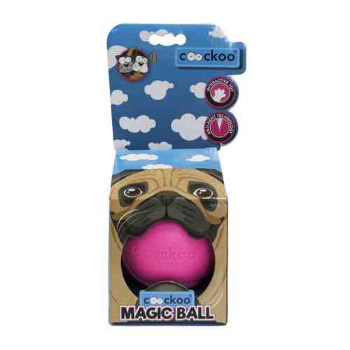 Игрушка Ebi интерактивная Magic ball розовая для животных 8.6 см арт. 3460379