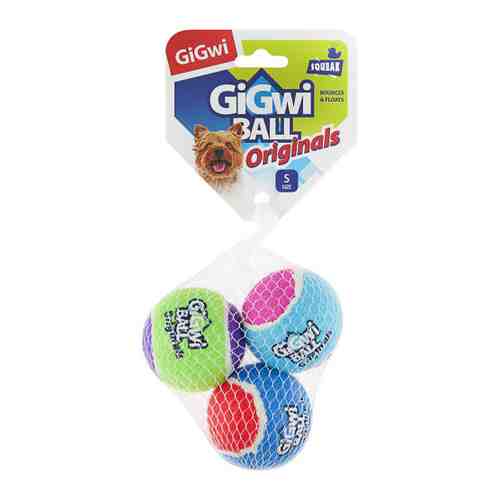 Игрушка GigWi три мяча с пищалкой 4.8 см арт. 3419584