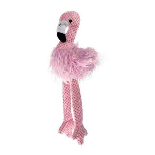 Игрушка Homepet Фламинго плюшевый с пищалкой для собак 42 см арт. 3382704