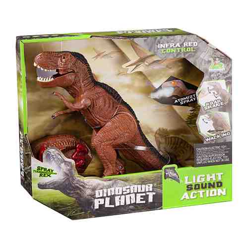 Игрушка интерактивная Junfa Динозавр Тиранозавр Рекс на радиоуправлении арт. 3484902