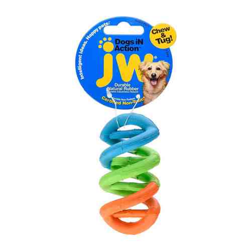 Игрушка JW Спиралька каучук Dog in Action маленькая для собак мелких пород арт. 3477065