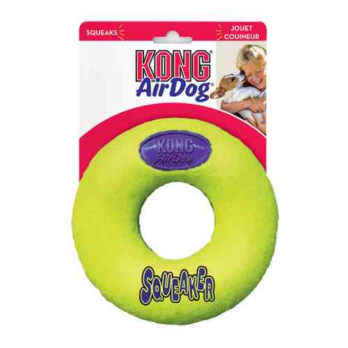 Игрушка KONG Air Гантель средняя для собак 18 см арт. 3420561