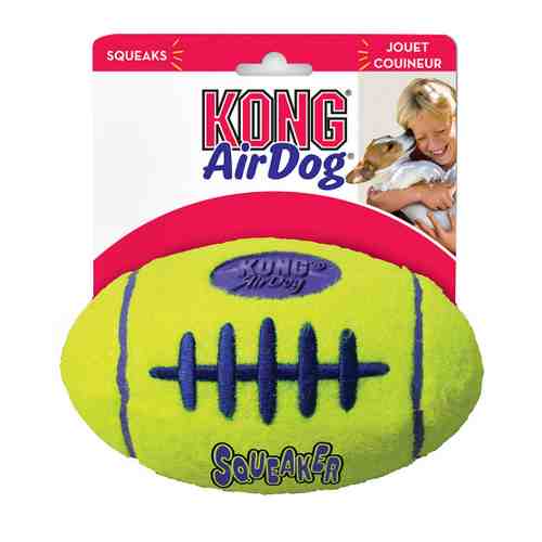 Игрушка KONG Air Регби средняя для собак 14 см арт. 3420568