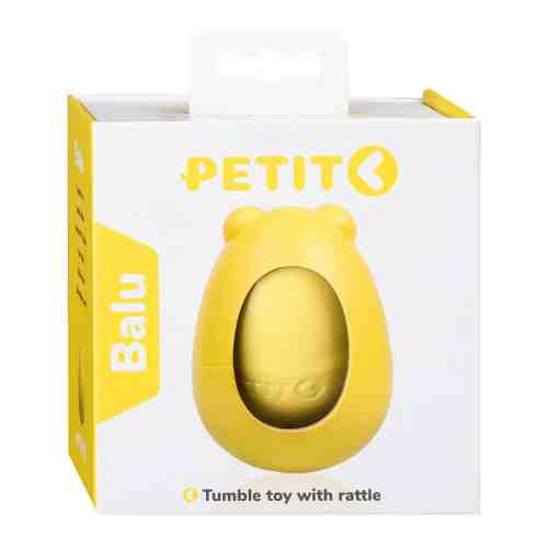 Игрушка Petit развивающая Balu желтая для щенков 8x6x6 cм арт. 3458855