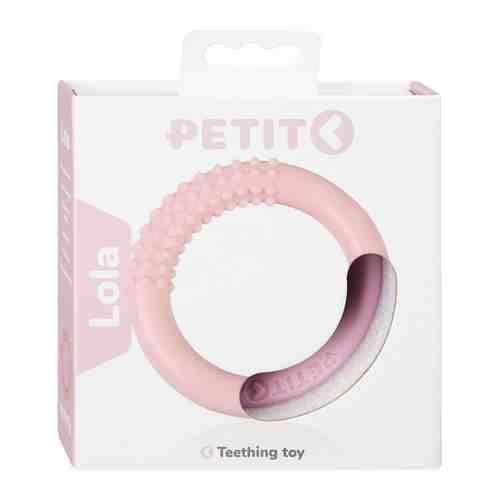 Игрушка Petit развивающая Lola розовая для щенков 10x10х2 см арт. 3458935