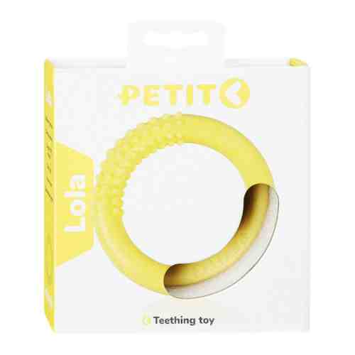 Игрушка Petit развивающая Lola желтая для щенков 10x10х2 см арт. 3458934
