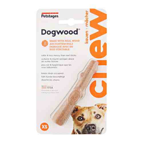 Игрушка Petstages Dogwood палочка деревянная для собак 10 см арт. 3408826