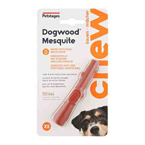 Игрушка Petstages Mesquite Dogwood с ароматом барбекю для собак 13 см арт. 3408845